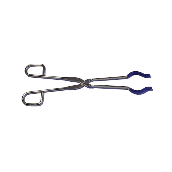 Flask Tongs, Stainless, With Silicone Coa